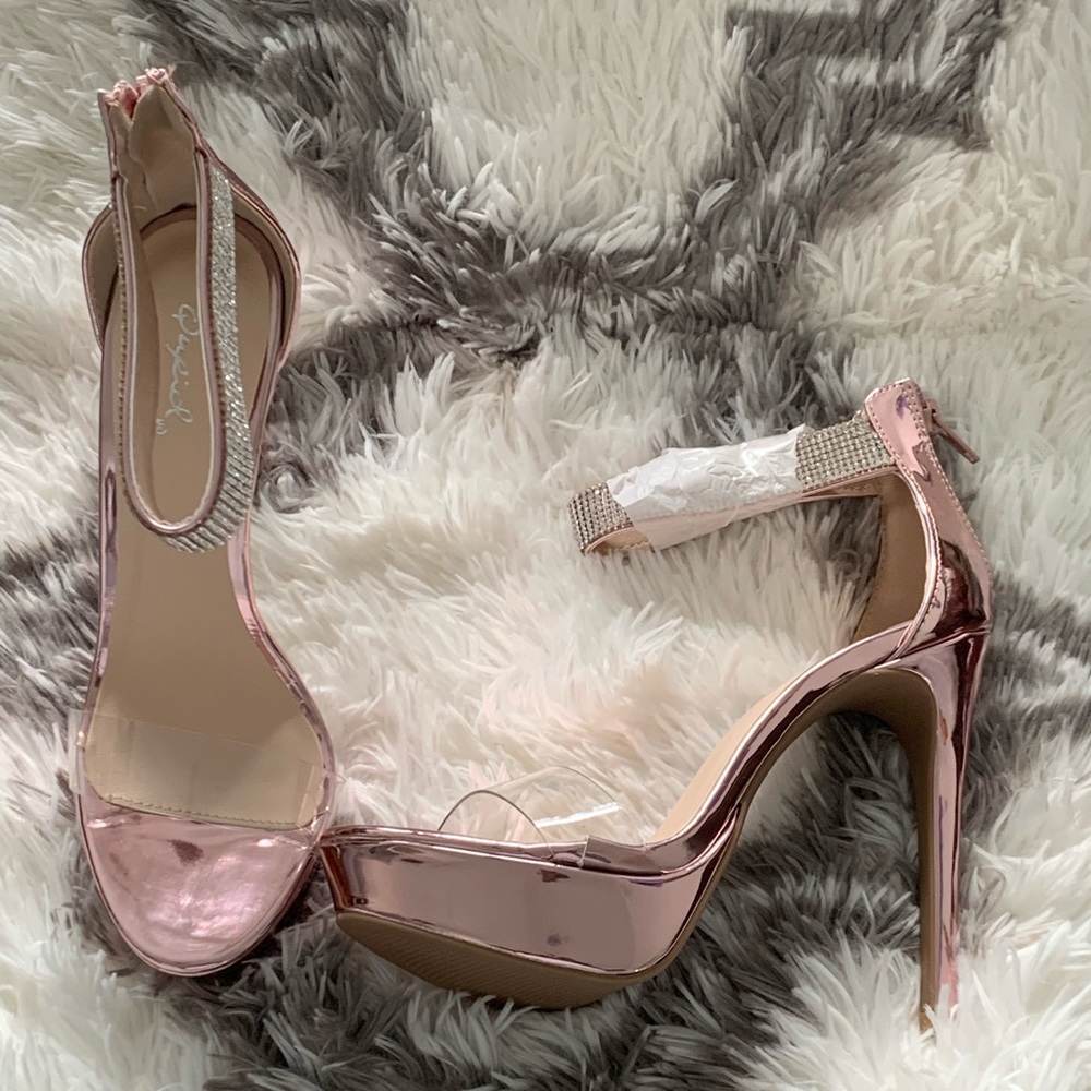 Rhinestone Heels - Ice Me Out Stiletto Heels